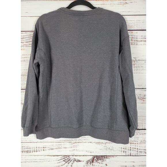 Wild Fox Sweatshirt M Womens Grey Crew Neck Rainbow Long Sleeve Pullover - Picture 7 of 7